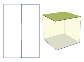 Paper angle, angle, shaped structure design