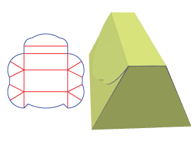 trapezoidal Packing Box