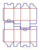 Two mould of single branch tube box