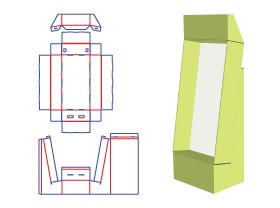 Closet Type display stand