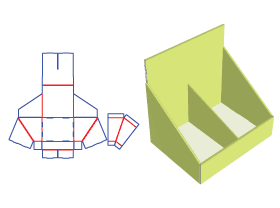 Two-pane display box,Display box packaging design, trinket packaging design, photo frame packaging