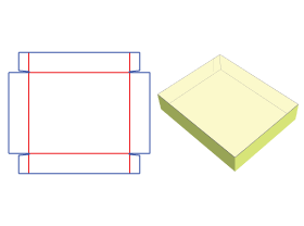 Pallet box, tiandi cover bottom box / cover, box structure design, transport cartons