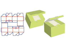 Hook Bottom Tube Type box