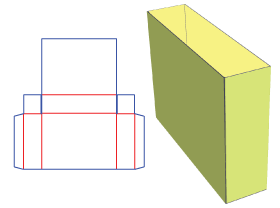 Free box template expansion diagram knife mold map generation download ...