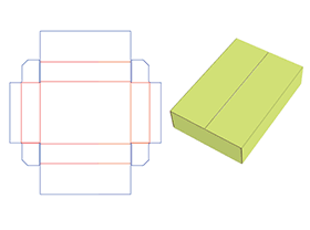 組合式包裝設計|盤式雙蓋盒