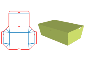 Keystone flip box, shaped structure flip box, shaped structure cartons, corrugated boxes, flip boxes