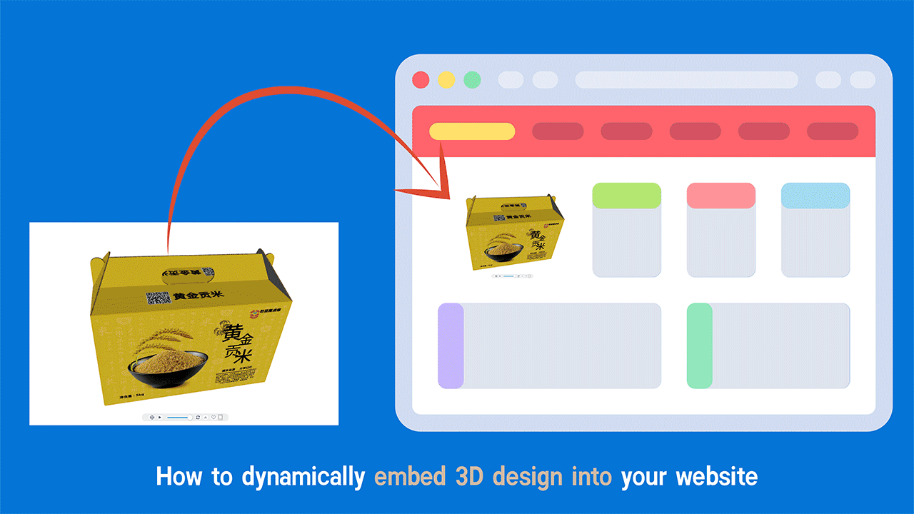 Embed 3D artwork into your website